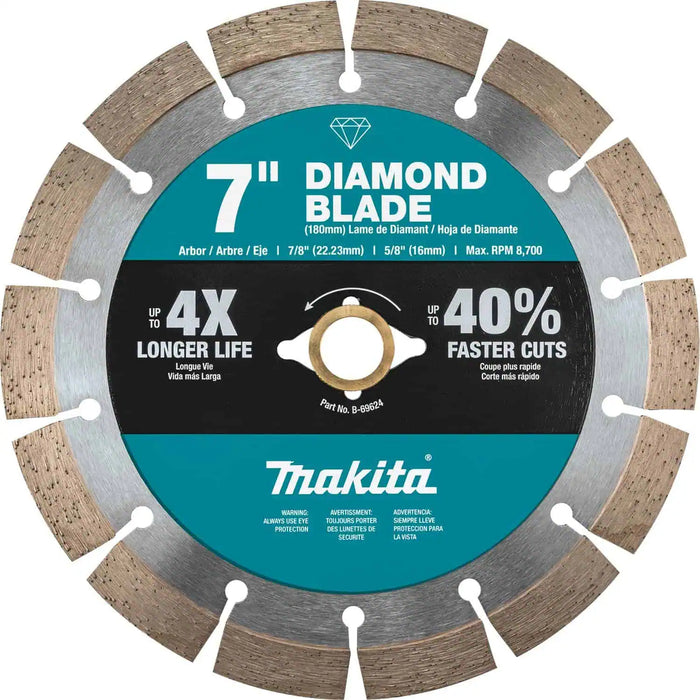 7" Diamond Blade, Segmented, General Purpose