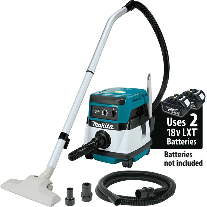 36V (18V X2) LXT® ½/Corded 2.1 Gallon HEPA Filter Dry Dust Extractor/Vacuum, Tool Only