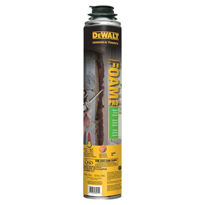 DeWalt TRIGGERFOAM PRO Window and Door, 29 fl.oz. - 12 Qty