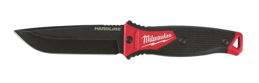 Milwaukee 5" Hardline Fixed Blade Knife – Full Tang Blade with Sheath (Boxed)