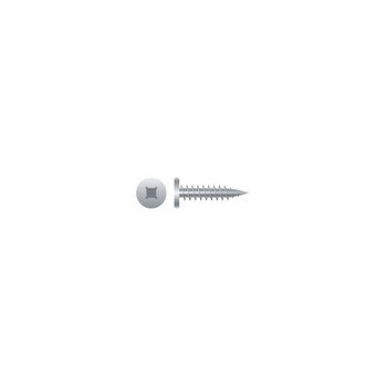 Intercorp #10-12 x 1" Phillips/Square Drive Pancake Head Sheet Metal Screws, 305 Stainless Steel - 4000 Qty