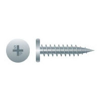 Intercorp #10 x 1" Phillips Pancake Head Drywall Screws, Zinc - 5000 Qty