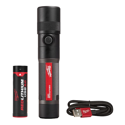 MIL 2161-21H (4) Thd Rlusb 1100L Flashlight