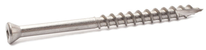 Kanebridge #7 x 2-1/4" Square Trim Head Type 17 Stainless Steel Deck Screws - 50 Qty