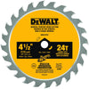 DeWalt 4-1/2" 24-T Circular Saw Blade