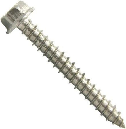 Kanebridge #14 x 1" Hex Washer Head Stainless Steel Sheet Metal Screws - 50% Off