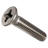 Kanebridge #1/4-20 x 1" Phillips Flat Head AllFlex 302 Stainless Steel Tapping Screws - 100 Qty