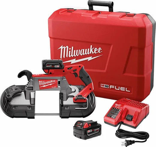 Milwaukee M18 Fuel Deep Cut Band Saw - 2 Battery Kit