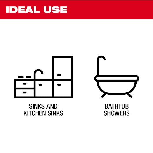 Milwaukee M18 Fuel Drain Snake with Cable-Drive Kit-A