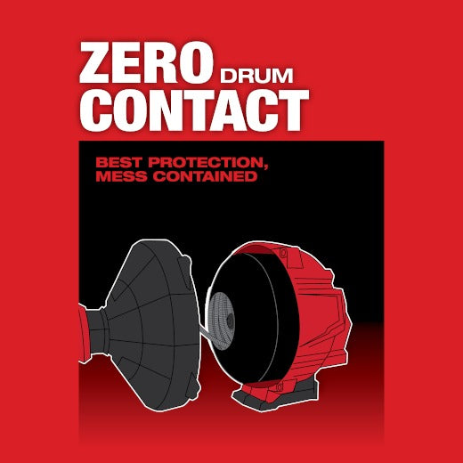 Milwaukee M18 Fuel Drain Snake with Cable-Drive Kit-A