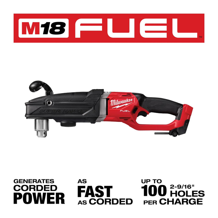 Milwaukee M18 Fuel 1/2" Super Hawg Right Angle Drill