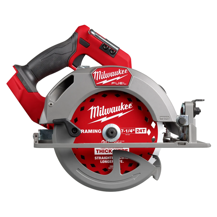 Milwaukee cordless 7-1/4 inch circular saw with brushless motor, tool only.