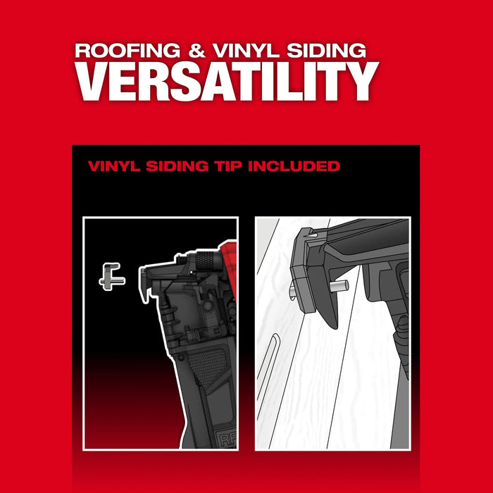 Milwaukee 11.6" M18 FUEL Coil Roofing Nailer