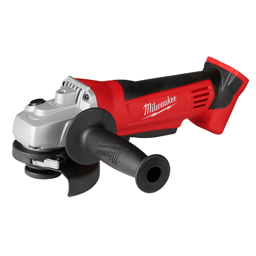 Milwaukee M18 4-1/2" cordless cut-off/grinder with Lithium-Ion power.