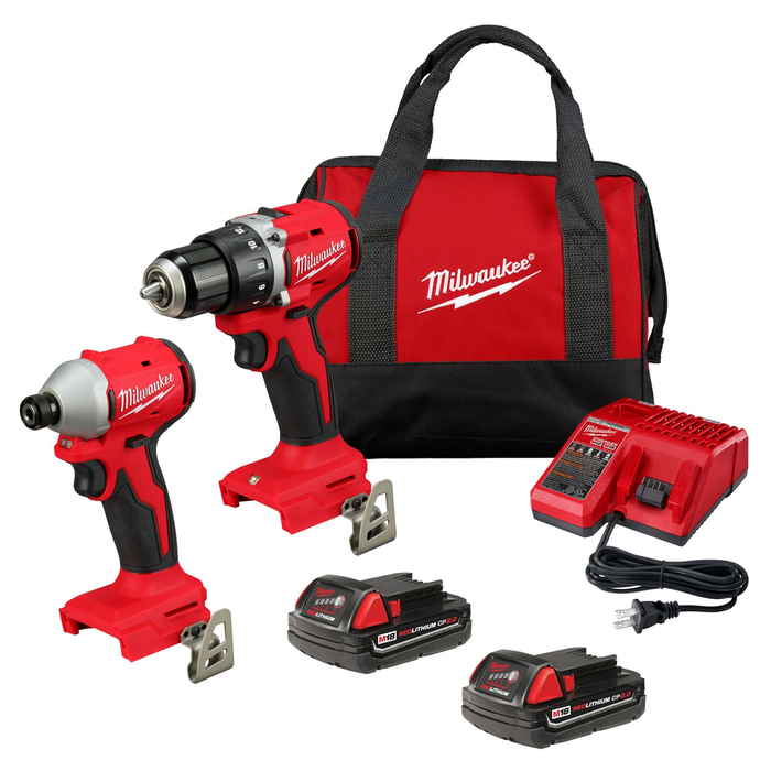 Milwaukee M18 compact brushless 2 tool combo kit