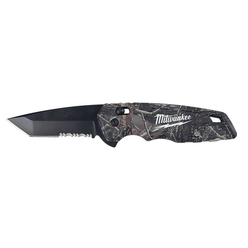 Milwaukee 48-22-1535 FASTBACK 7.48" Camo Spring Assisted Folding Knife