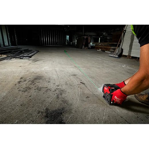 Milwaukee M12 Green Cross Line and Plumb Points Laser
