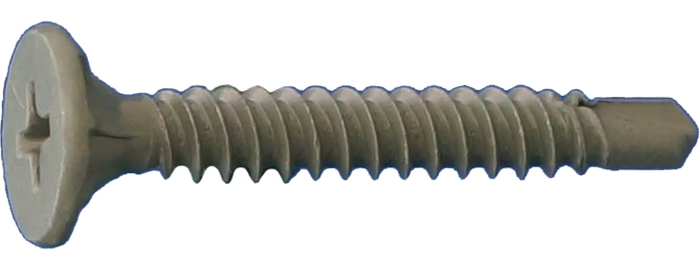 Daggerz #8 x 2-1/4 cement board self drill screw CMSD08214