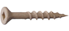 Dagger-Deck 8" x 1" Square Flat Nibs Type 17 Tan Deck Screws - 10000 Qty