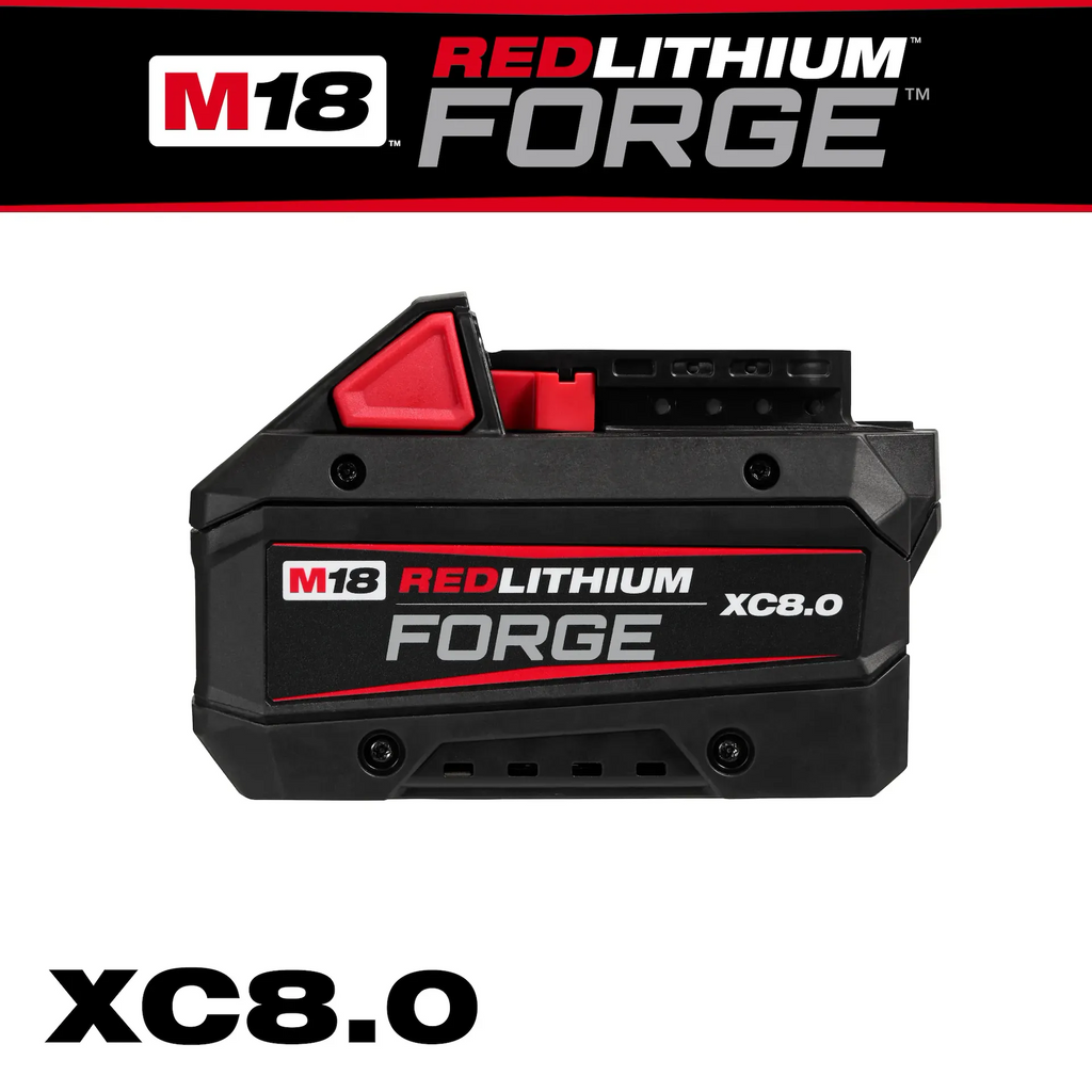Milwaukee M18™ REDLITHIUM™ FORGE™ XC8.0 Battery Pack — Power Bolt 