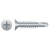 Intercorp #10 x 3/4" Phillips Flat Head Passivated and Waxed Self-Drilling Screws, 410 Stainless Steel - 6000 Qty
