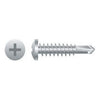 Intercorp #8 x 1" Phillips Pan Head Passivated and Waxed Self-Drilling Screws, 410 Stainless Steel - 6000 Qty