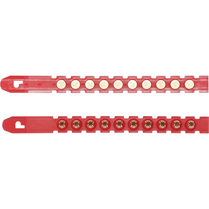 DeWalt .27 Caliber 10-Load Safety Strips - Red