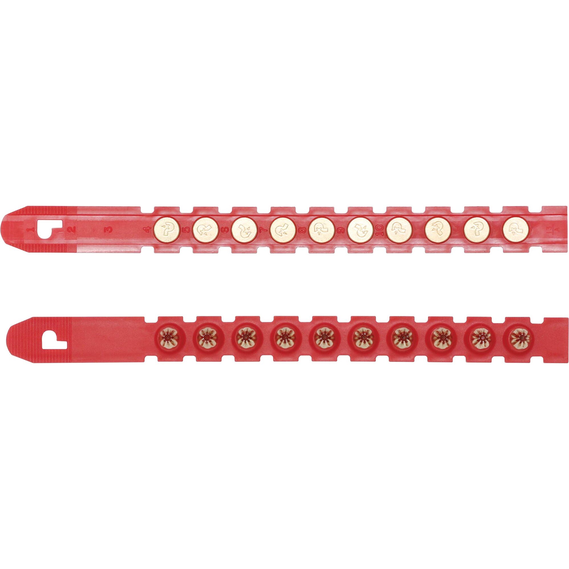 DeWalt .27 Caliber 10-Load Safety Strips - Red — Power Bolt And Tool