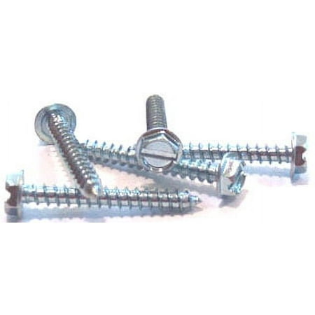 Kanebridge #8 x 3/4" Slotted Hex Washer Head Self Tapping Screws – 200 Qty | 50% OFF