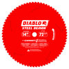 Diablo 14" x 72-Teeth Steel Demon Cermet II Saw Blade for Medium Metal