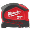 Milwaukee 25 ft. Compact Auto-Lock Tape Measure