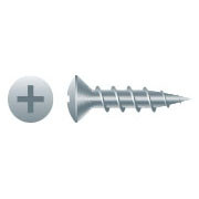 Intercorp #6 x 5/8" Phillips Oval Head Particle Hinge Board Screws, Zinc - 25000 Qty