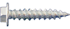Daggerz 10" x 3/4" Hex Washer Head Metal Screws with Serrations Sheet - 7500 Qty