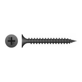Intercorp #7 x 2" Phillips Bugle Head Coarse Thread Drywall Screws, Phosphate Coated - 3500 Qty