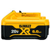 DeWalt 20V MAX* XR‚® 6.0Ah Lithium Ion Battery Pack