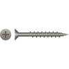 Intercorp #8 x 1-1/4" Phillips Flat Head Particle Board Screws, Plain and Lubed - 8000 Qty
