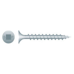 Intercorp #8 x 2-1/2" Square Bugle Head Coarse Thread Deck Screws, Dacrotized - 2500 Qty