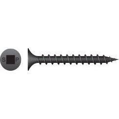 Intercorp #8 x 2-1/2" Square Bugle Head S-Point Coarse Thread Drywall Screws, Phosphate - 2500 Qty