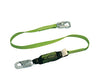 Miller 6 ft Backbiter Shock-Absorbing Lanyard - Green