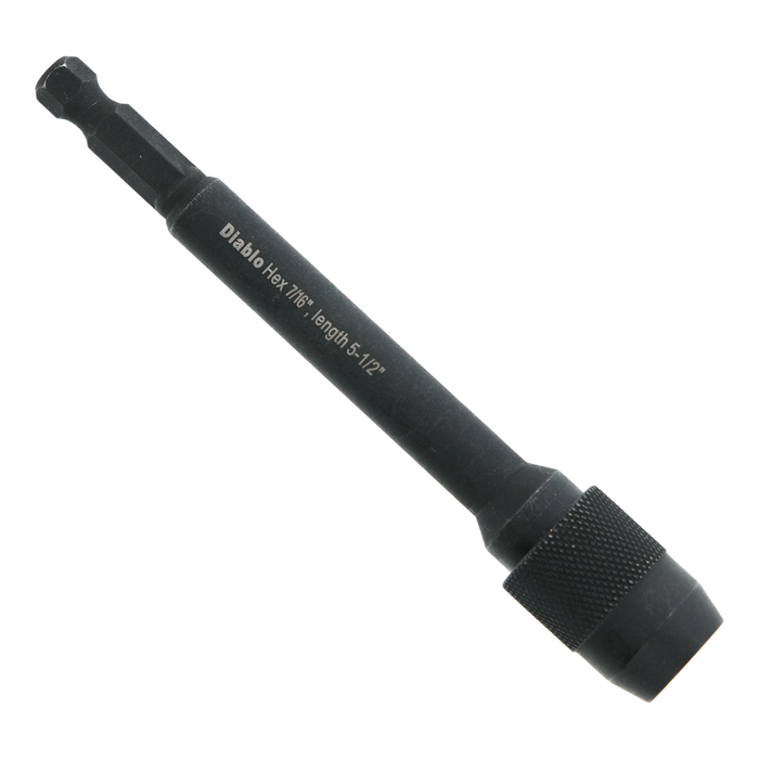 Diablo DHS500XT6 5.5" x 7/16" Universal Drill Bit Extension – Compact Hex Adapter
