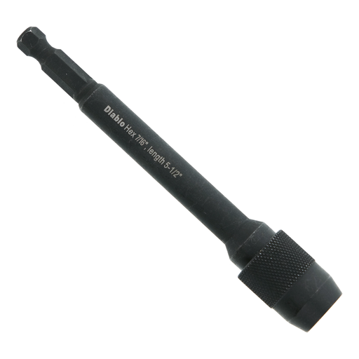 Diablo DHS500XT6 5.5" x 7/16" Universal Drill Bit Extension – Compact Hex Adapter