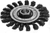 Milwaukee 4" Carbon Steel Full Cable Twist Knot Wheel