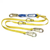 Werner 6 ft DeCoil Tie-Back Twin Leg Lanyard