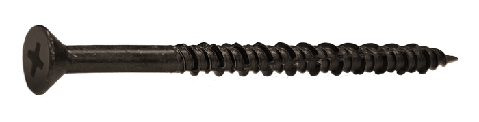 Dagger-Con™ 3/16" x 3-1/4" Phillips Flat Head Concrete Screws, Sharp Point, Bronze Dagger-Guard Coating - 1500 Qty