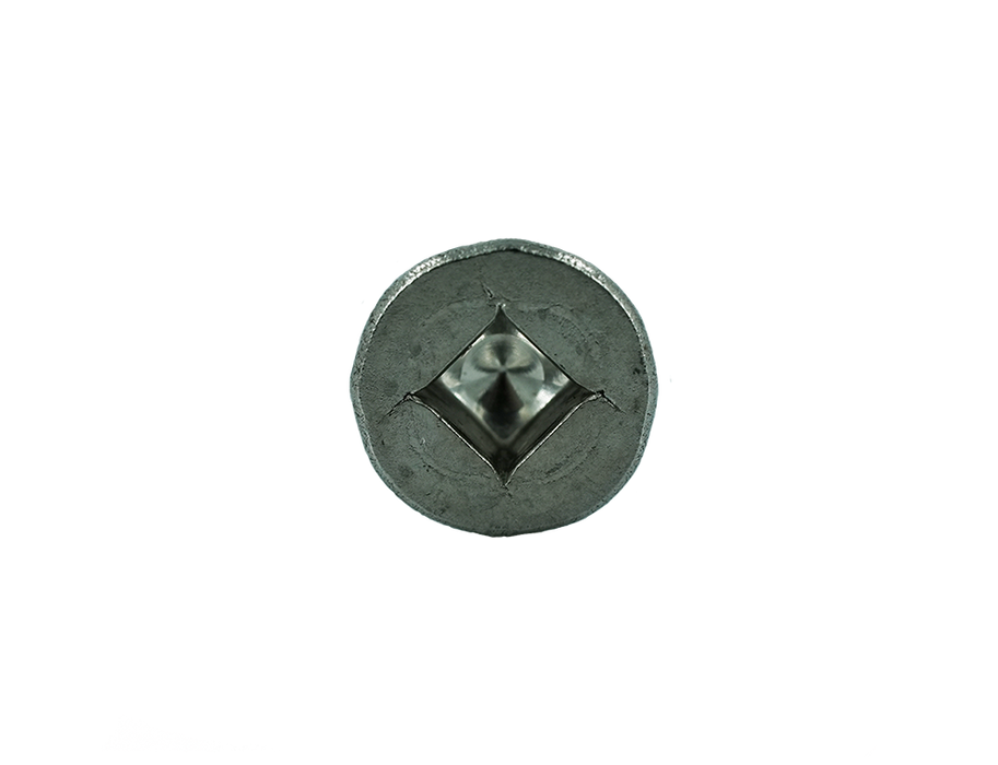 Muro #8 x 2-1/2" Twinfast Coarse Thread Screw, Flat Head, #2 Square Drive, Stainless Steel, Type 305 - 1500 Pcs