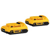 DeWalt 20V MAX* Compact Lithium-Ion 2.0Ah Battery - 2/Pack