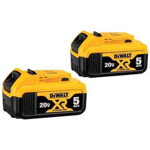 DeWalt 20V MAX XR‚® Premium Lithium-Ion 5.0Ah Battery - 2/Pack