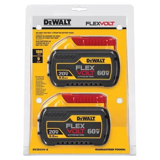 DeWalt Flexvolt 20V/60V MAX* Lithium-Ion 9.0Ah Battery - 2/Pack