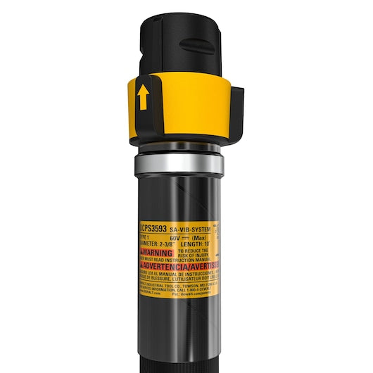 DeWalt POWERSHIFT™ 2" Head, 10 ft Concrete Vibrator Shaft