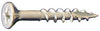 Dagger-Lok™ 8" x 2" Phillips Flat Head Nibs Type 17 Coarse Wood Screws, Zinc - 3500 Qty